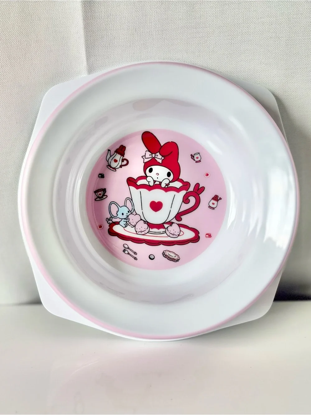 My Melody Kawaii Pet Food Bowl Water Bowl Dog Bowl Cat Bowl NWT Japan Exclusive